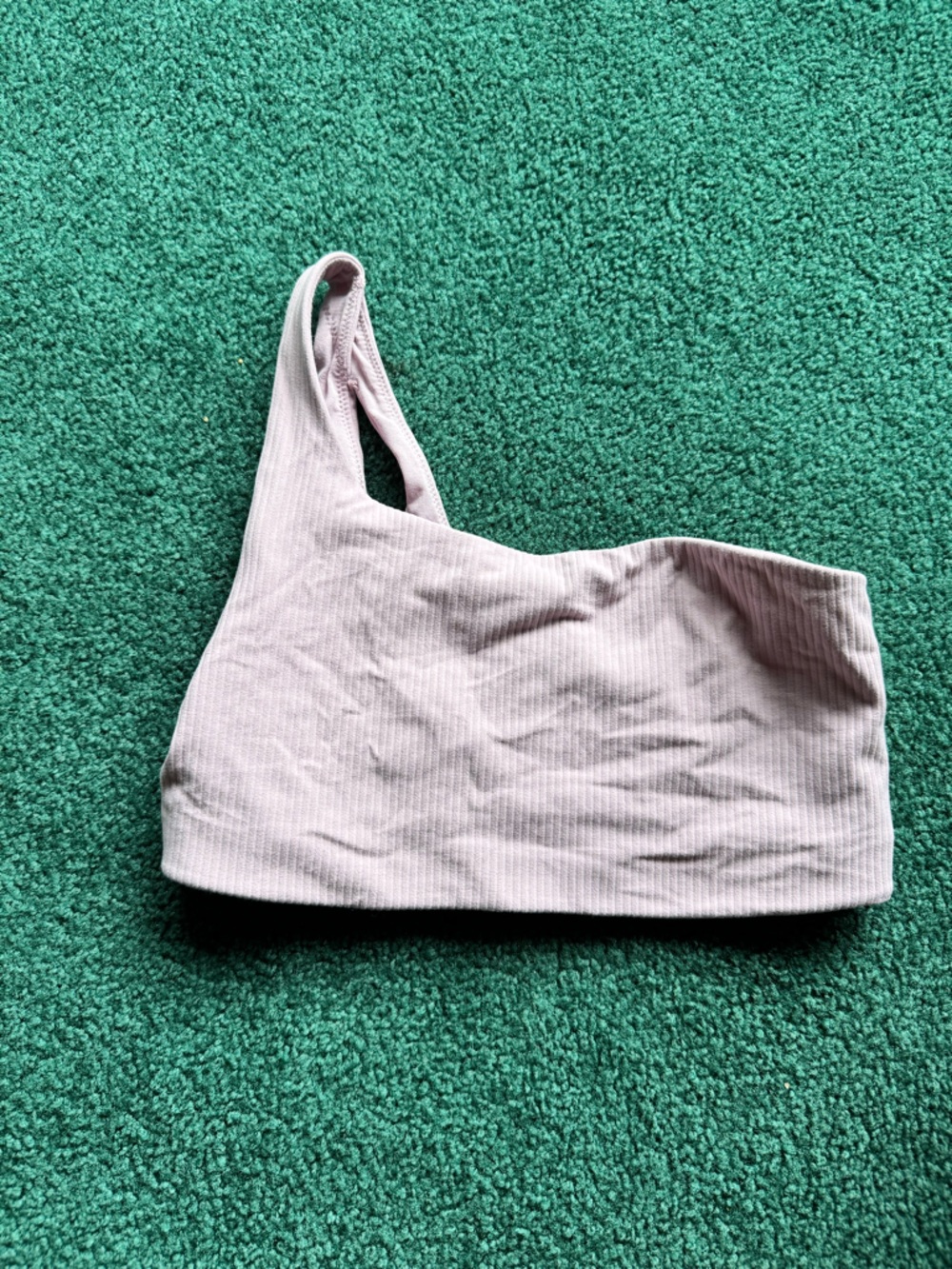Lululemon Pink One-shoulder Sports Bra